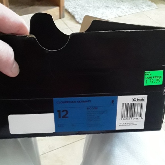 Black Adidas cloudfoams - Picture 2 of 2